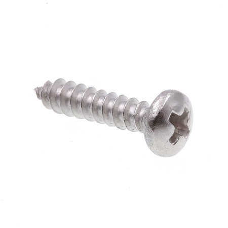 Prime-Line Sheet Metal Screw, Self-Tap Pan Head Phillip Drive No. 4 X 1/2in 18-8 Stainless Steel 100PK 9018978